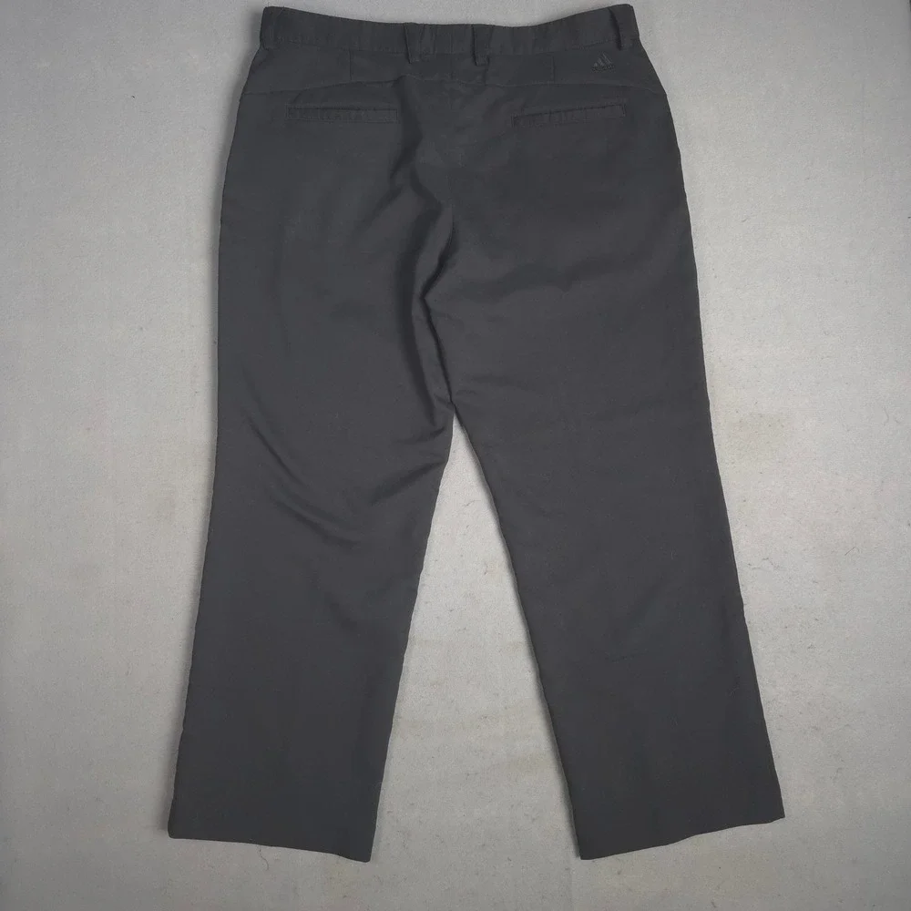 Adidas Men Gray Golf Pants Flat Front Straight Fit Size‎ 38x30
